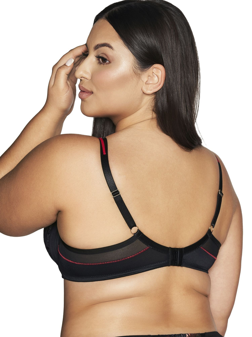 Бюстгальтер Intense с мягкой +size чашкой (Размер: 75L) (Цвет: черный)