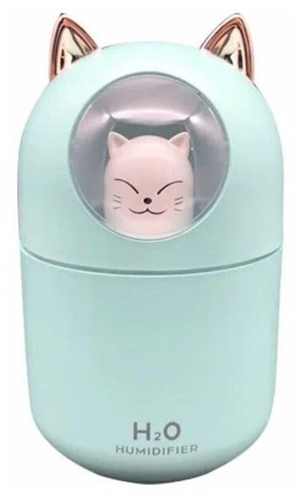 Увлажнитель воздуха для дома с подсветкой, цвет салатовый