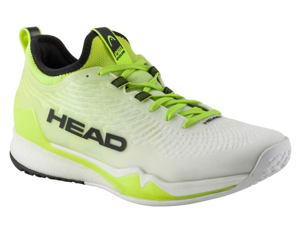 Мужские кроссовки теннисные Head Endure Pro - white/yellow