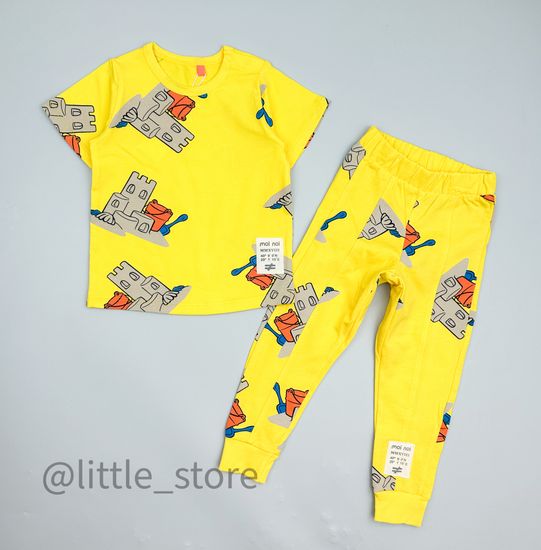 Комплект хлопковый Moi Noi, Замки из песка на желтом