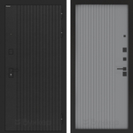 Дверь Входная Бункер BN-06 ХОМС Серый Софт рельеф, металлическая