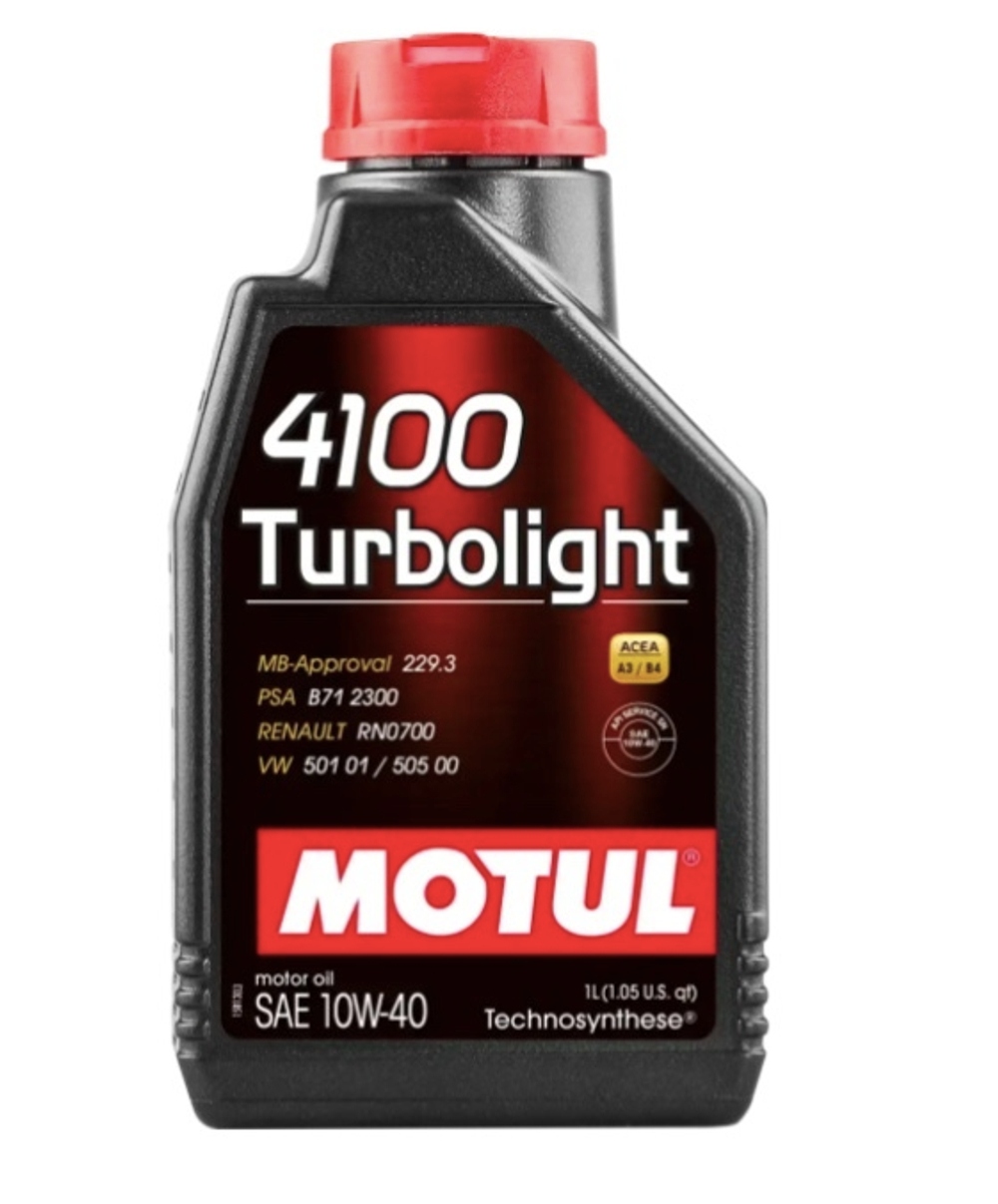MOTUL 4100 TURBOLIGHT 10W40 (1л) Technosynthese моторное масло