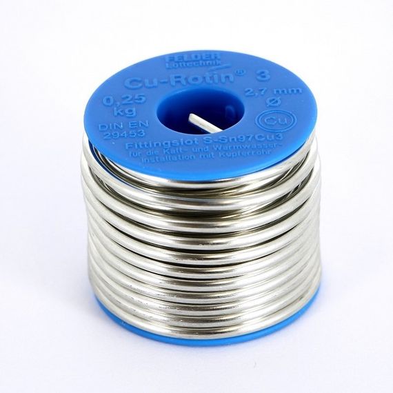 Припой медный мягкий Felder d 2,7мм 250г 35436