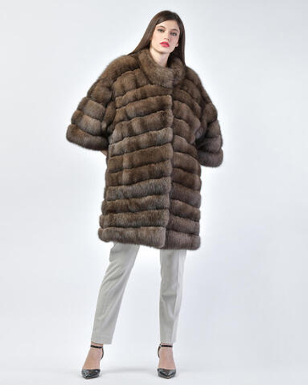 Шуба из меха соболя