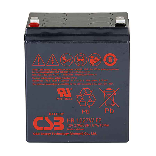 Аккумулятор CSB HR1227W F2 (12V / 7.5Ah)