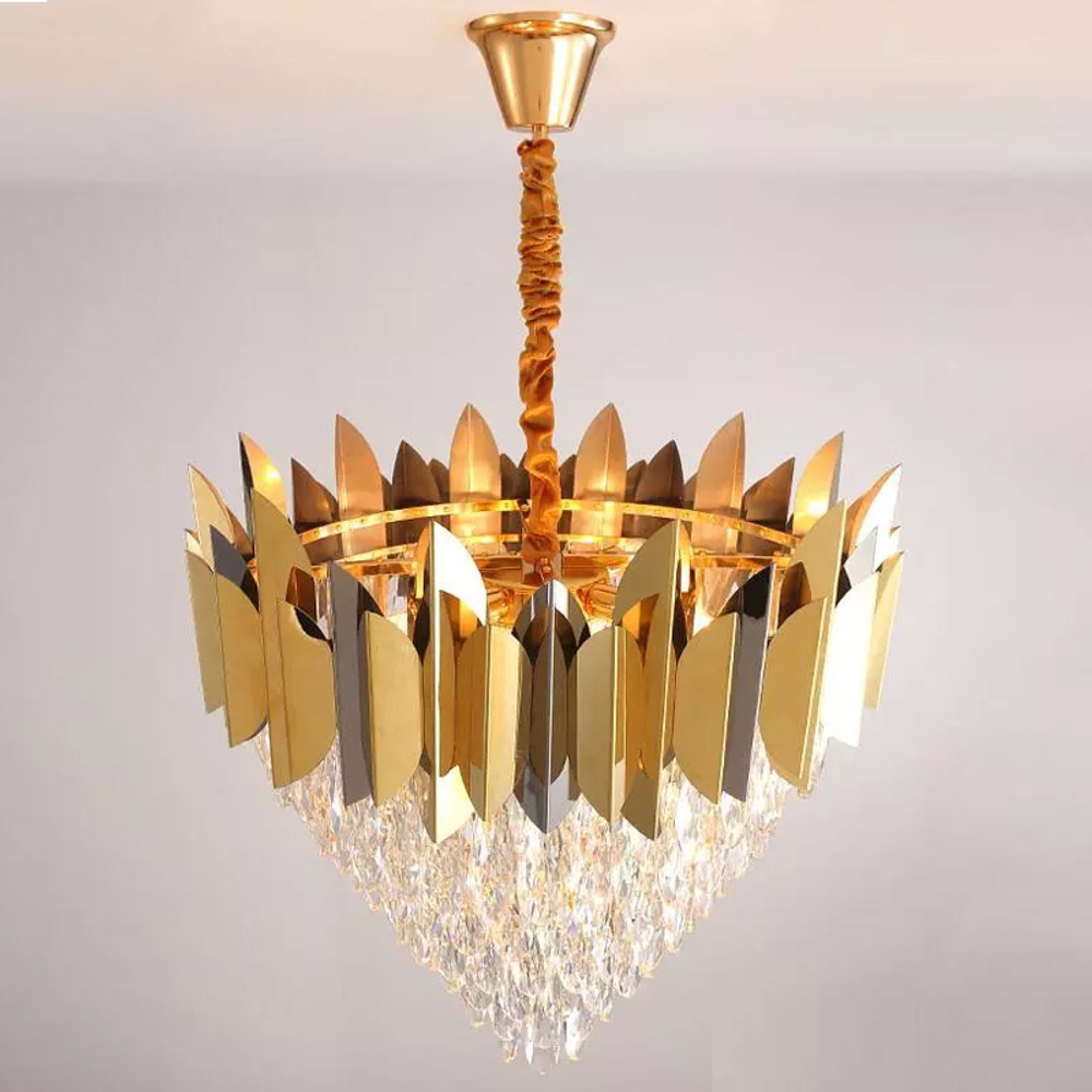 Люстра Jadorel L5+3 gold/black