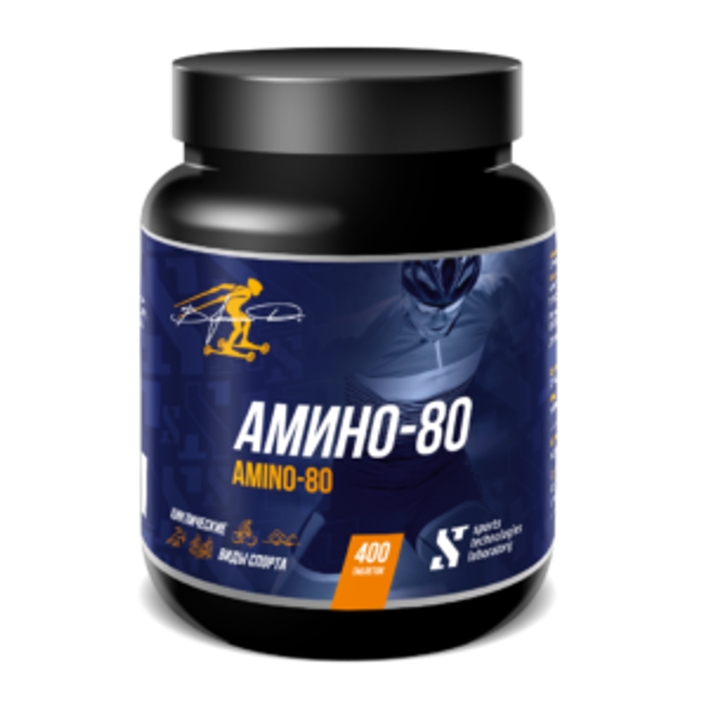 Whey Protein / Cывороточный протеин АМИНО-80 – без вкусовых добавок, 400 таблеток