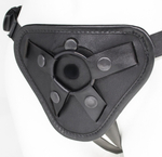 Пояс харнесс BEST UNI strap с 2 насадками - 18 и 22 см. (Цвет: телесный с черным)