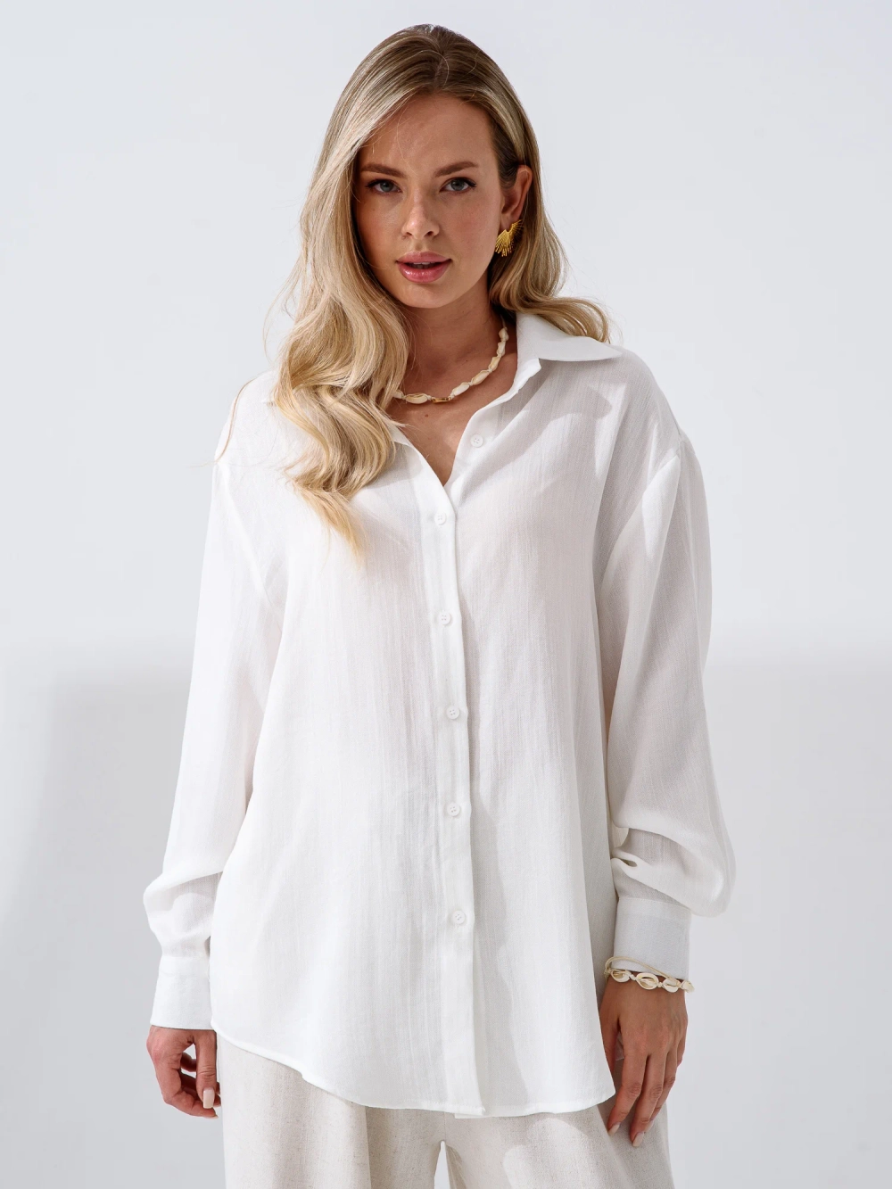 Рубашка женская "Лён"