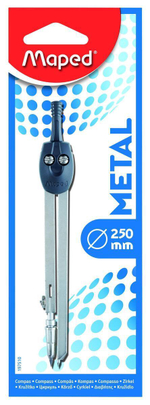 Циркуль START традиционный, макс. Ø25см, с грифелем (Maped)