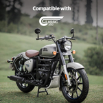 Водительское сиденье Royal Enfield, низкое, коричневого цвета, арт. KXA00052