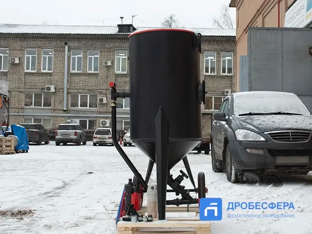 Дробеструйный аппарат PST-PS-250-3 с рукавом TWIN 20 метров