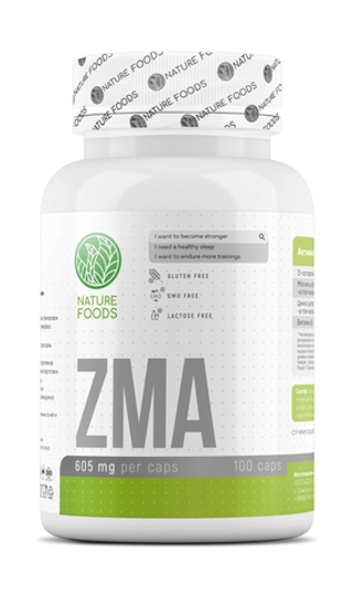 Nature Foods ZMA+B6 (100 капс.)