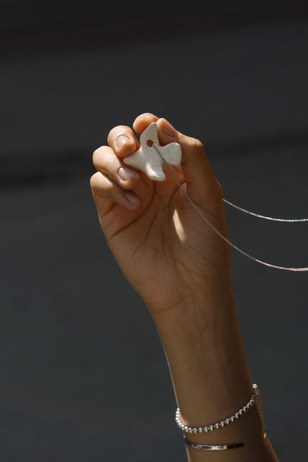 Подвес Птица на шнурке, керамика