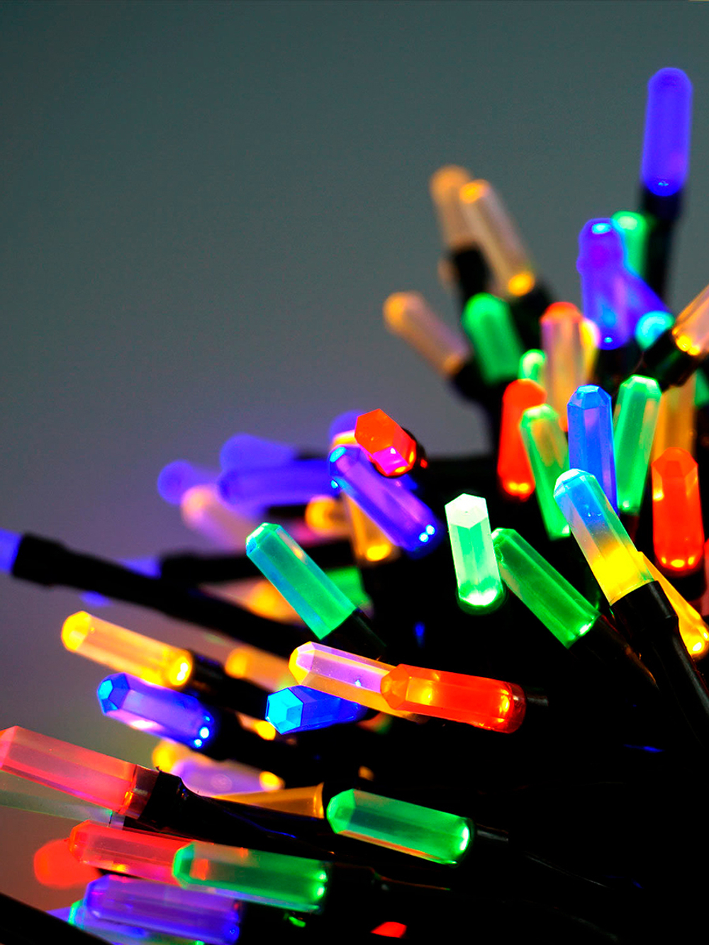 Гирлянда светодиодная "ФЕЙЕРВЕРК", 5 мм., 500 LED, мультицвет, 5м, 8 режимов MAG-G079-500