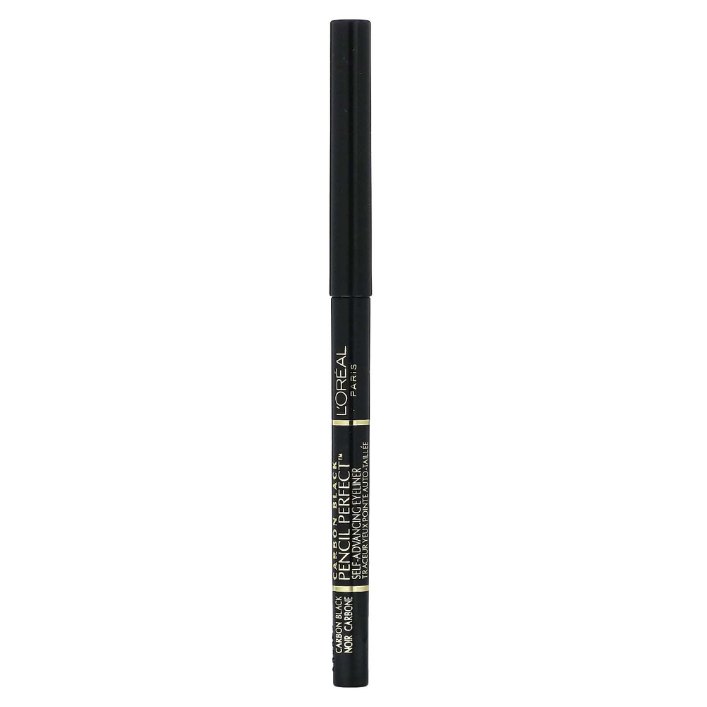L'Oréal, Pencil Perfect, самоподводящая подводка для глаз, оттенок 190 угольная, 280 мг (0,01 унции)