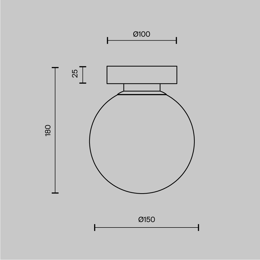 Настенный светильник Maytoni Basic form MOD321WL-01W