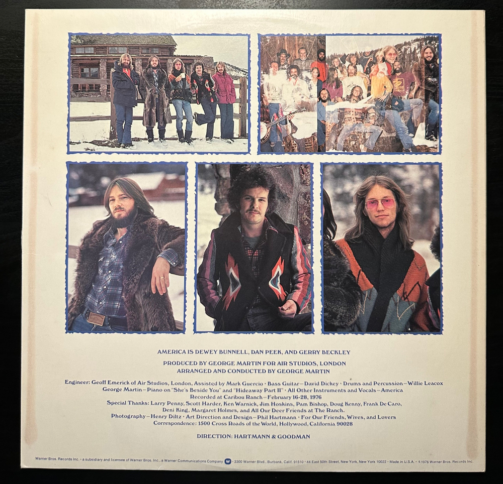 America - Hideaway (США 1976г.)