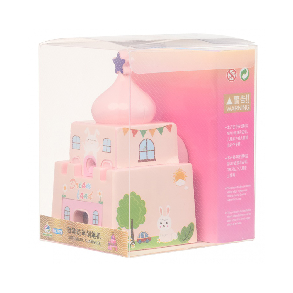 Точилка механическая Basir, одинарная, серия "Замок", фигурный корпус, 13*9 см