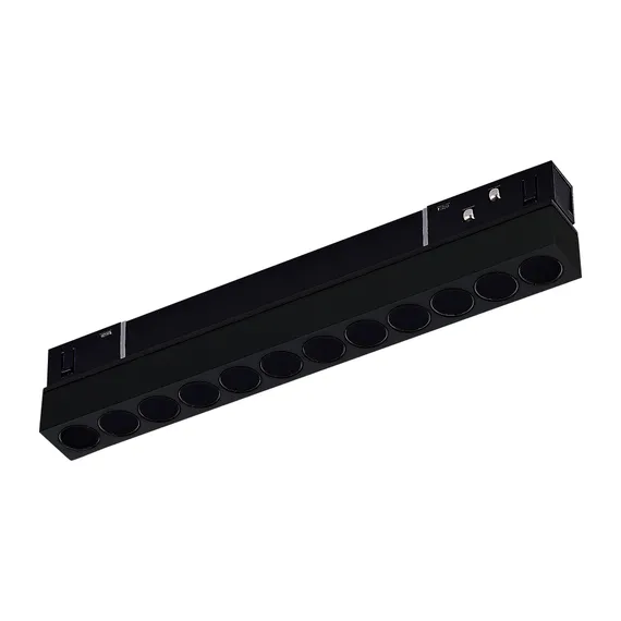 ST806.446.12 Магнитный трековый светильник Черный LED 1*12W 4000K 550Lm Ra>90 36° IP20 L220xW22xH44 СКАЙЛАЙН 48V