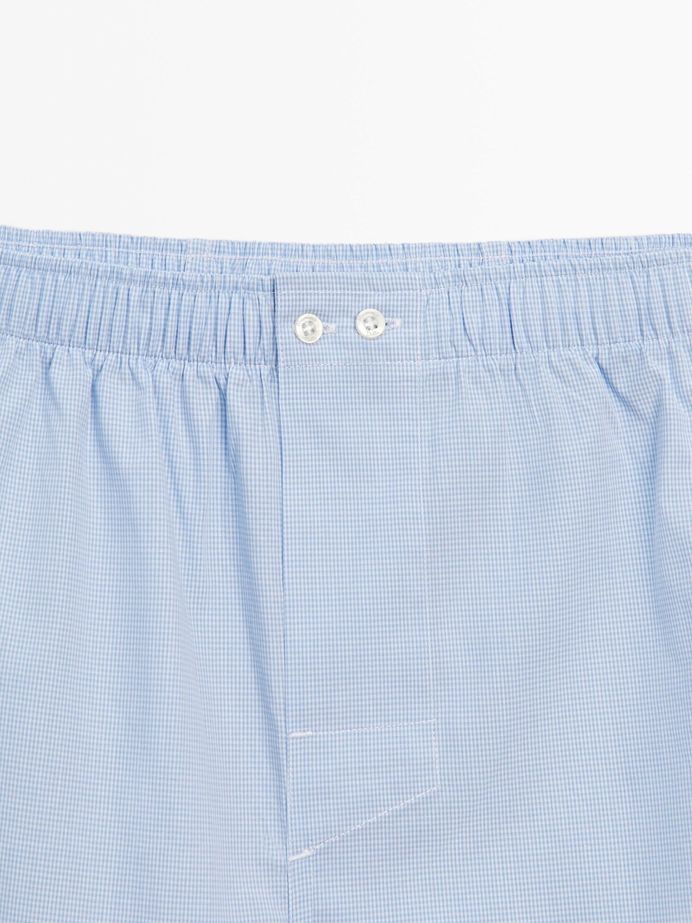 Massimo Dutti Трусы-боксеры из поплина, небесно-голубой