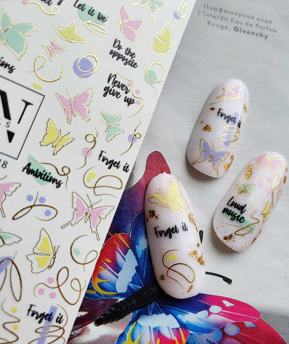 Слайдеры #F-18 MIW NAILS