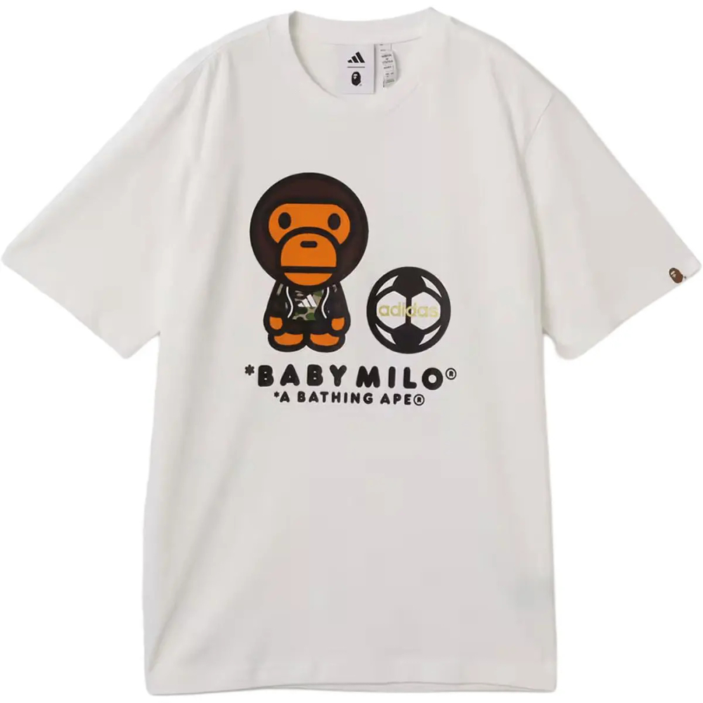 A Bathing Ape Bathing Ape X Adidas Originals Adidas Originals Co Branded Model Fw25 Футболка