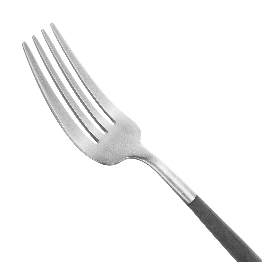 Набор столовых приборов на 6 персон 24 предмета Cutipol Goa matte grey в подарочной упаковке