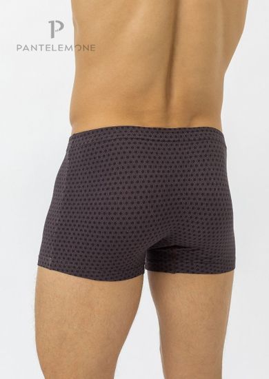 Трусы мужские боксеры Pantelemone PMHB-1177, соты коричневые