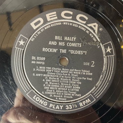 Винтажная виниловая пластинка LP Bill Haley And His Comets Rockin The Oldies (США 1957)