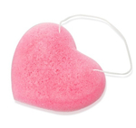 Спонж Конняку TRIUMF для бережного очищения кожи, цвет розовый.