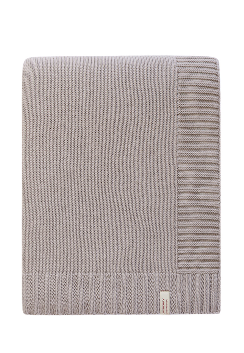 Плед вязаный LUX 38 никель 150x200
