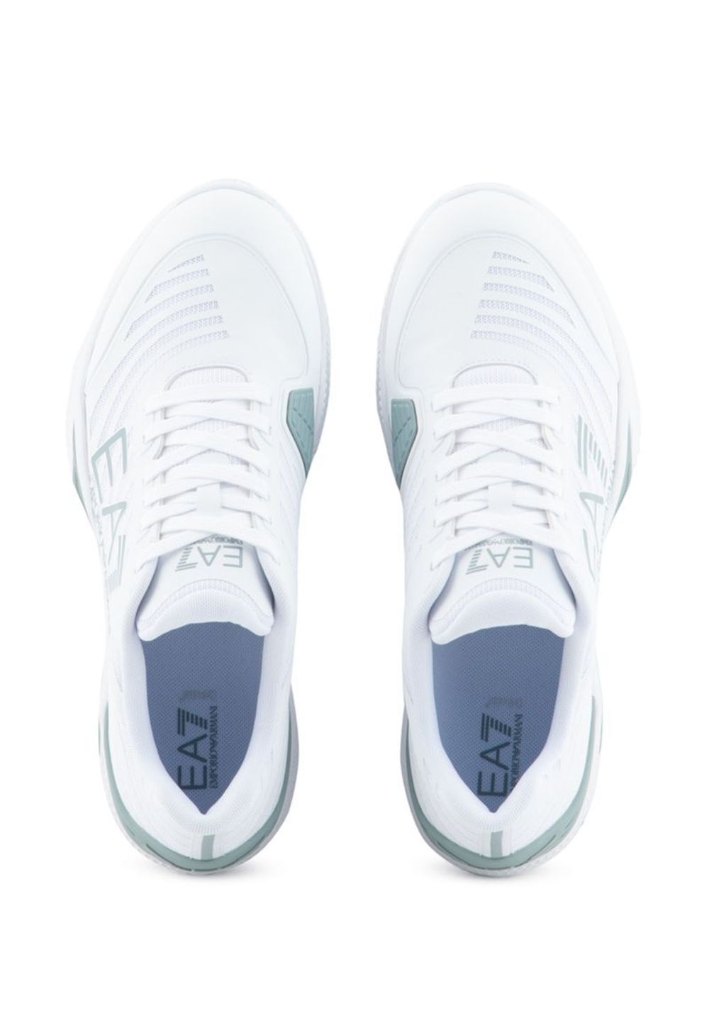 Теннисные кроссовки EA7 Unisex Woven Sneaker - white/abyss - White Black