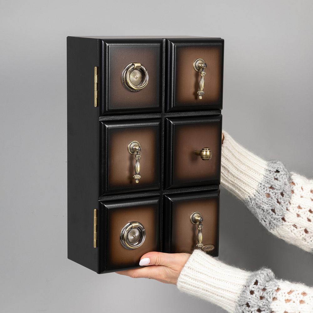 Полка - ключница Пандора Айвори Акварель