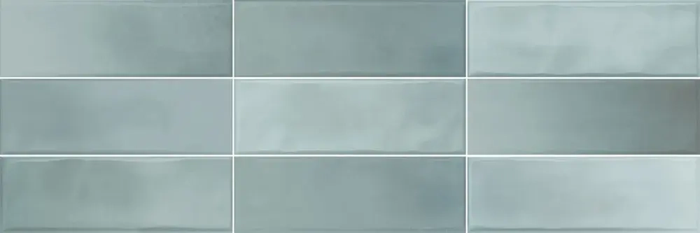 Настенная плитка Alma Ceramica TWU11STL101 Style 200x600 зеленая глянцевая моноколор