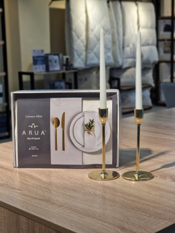 ARUA Скатерть Фиеста 160*260 белые полосы