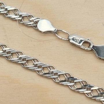 Цепочка. Тройной ромб 6 мм