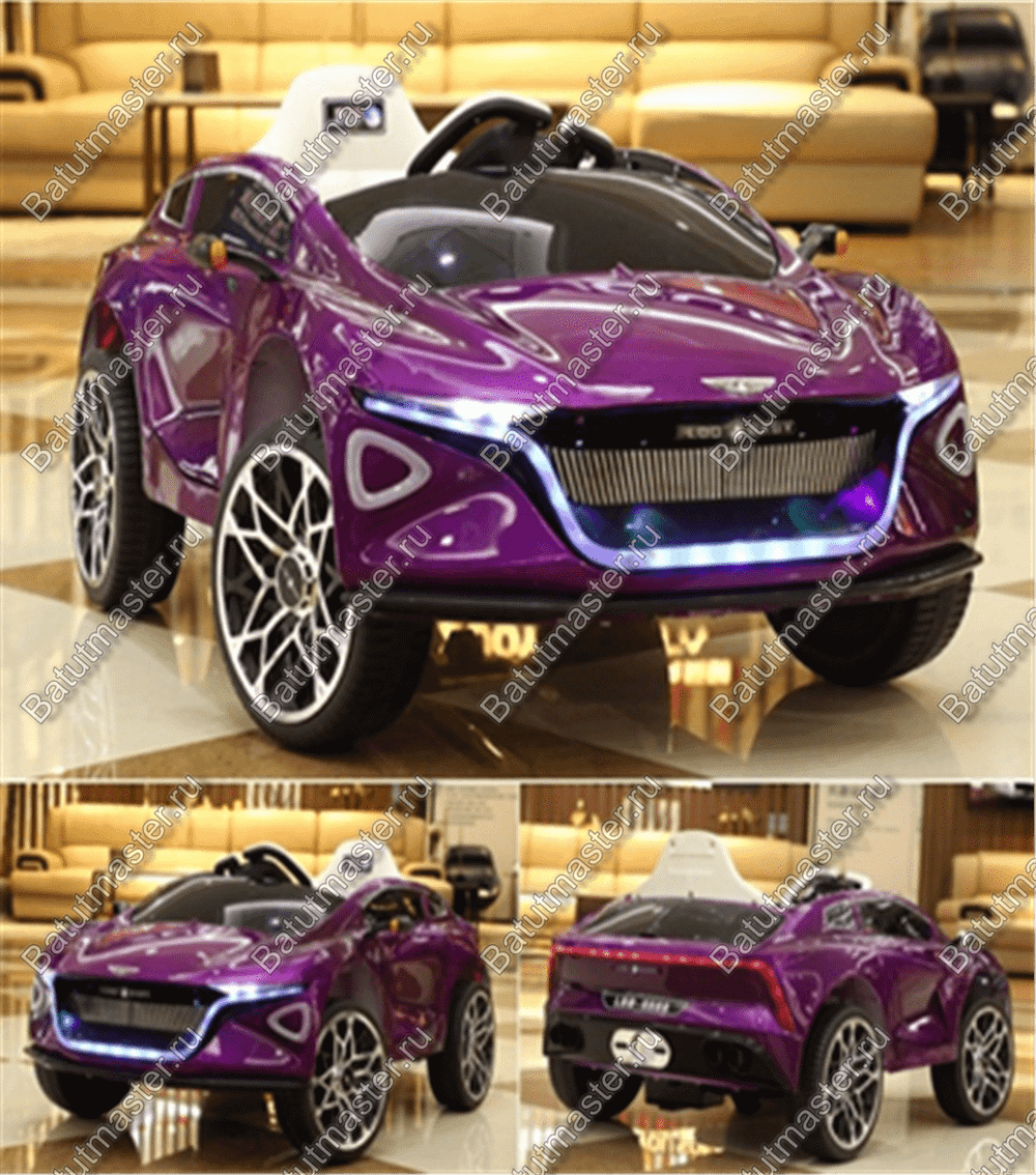 Детский электромобиль "Bentley" фиолетовый, стандартная комплектация