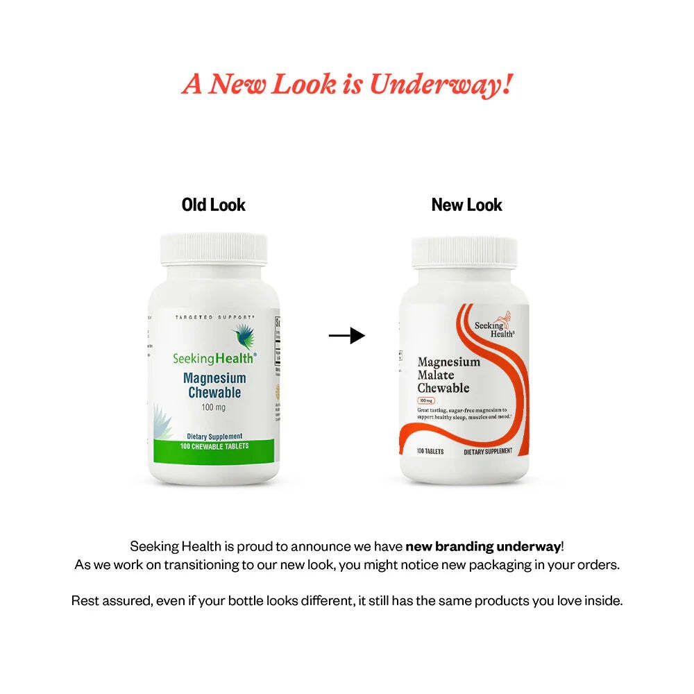 Magnesium Malate 100 жевательных таблеток Seeking Health