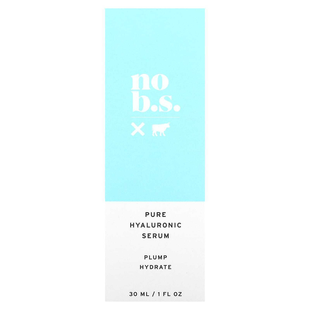 No BS Skincare, чистая гиалуроновая сыворотка, 30 мл (1 жидк. унция)