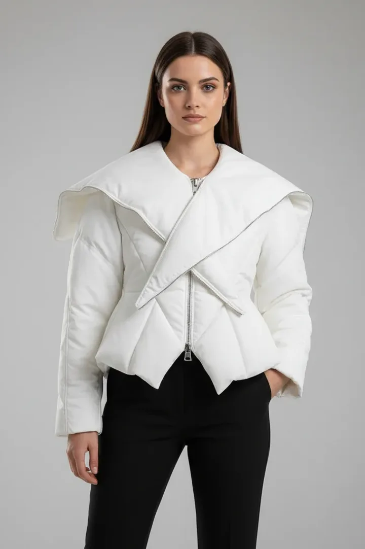 Женский короткий пуховик «DIVAS»