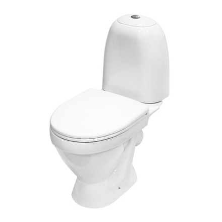 САНИТА Унитаз-компакт Виктория стандарт, косой выпуск, 610*345*775 мм