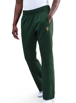 Мужские теннисные штаны Nike Court Heritage Windrunner Mid-Rise Tennis - fir