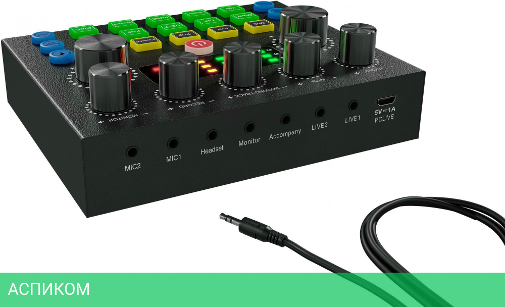 Микрофон Oklick SM-600G черный (1796784)