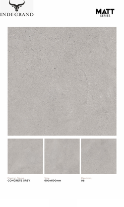 Керамогранит matt 60х60 concrete gray