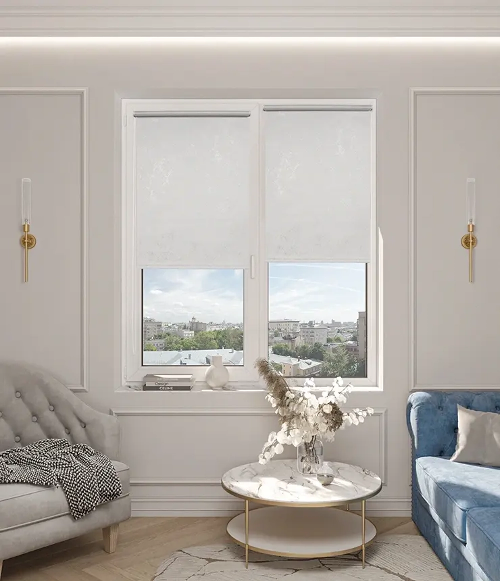 Рулонные шторы Афина Жемчужный