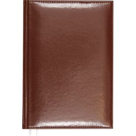 Ежедневник недат. А5 Attomex Visa 272стр., тм. коричневый, тв.обл., кожзам, ляссе, 70г/м2