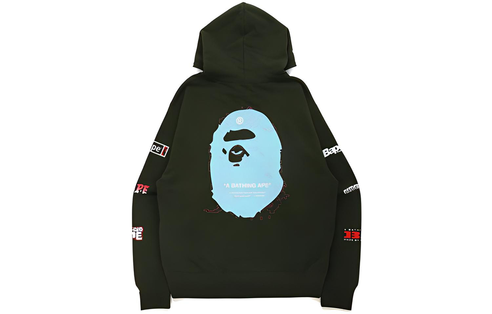 A Bathing Ape Big Ape Head Digital Mosaic Relaxed Fit Full Zip Худи