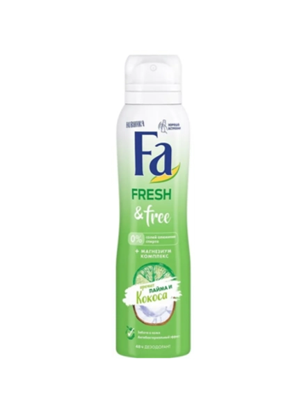 ФА Део-спрей Fresh & Free аромат лайма и кокоса