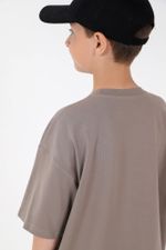 Фуфайка (футболка) для мальчика Леон-1 Виотекс СЕРО-БЕЖЕВЫЙ